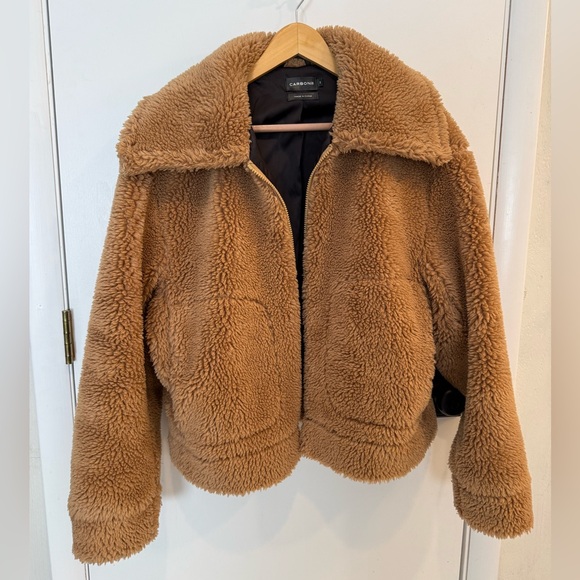 Carbon 38 Zip Up Teddy Jacket - Picture 3 of 5